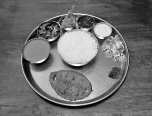 Special Promfret Fish Thali