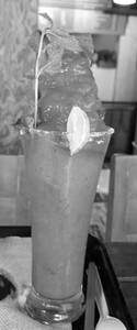 Berry Pepper Shot Mojito (full ice