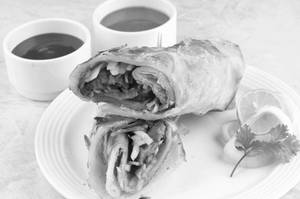 Double Chicken Kathi Roll