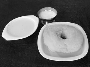 Chiroti With Hot Badam Milk
