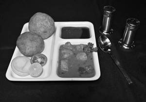 Kachori With Aloo Sabzi