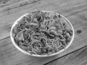 Egg Singapore Noodles