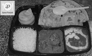 Chicken Tikka Masala+dal Makhni+rice+2 Butter Wheat Roti