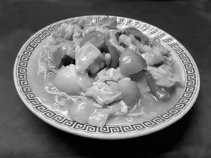 Chicken Cantonese Noodles ( Pan Fry Noodles)(non Spicy)