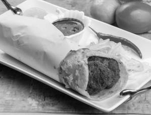 Mutton Galouti Kebab Roll                                                         