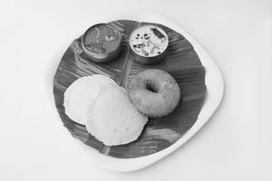 Idly (2) Vada (1)