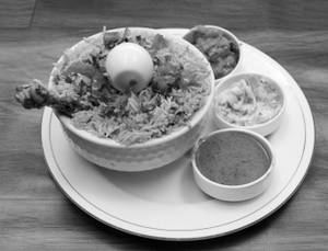 Chicken With Egg Biryani