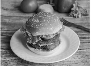 Double Smoked House Veg Burger