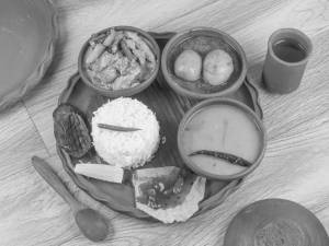 Egg thali