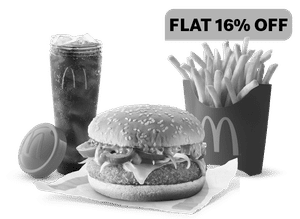McSaver Corn & Cheese Burger Meal.