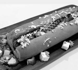 Paneer Hot Dog