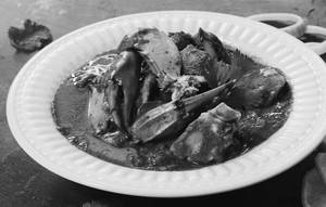 Nhandu Varutharacha Curry (crab)