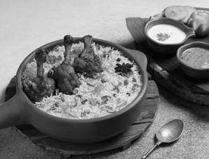 Chicken Lollipop Biriyani full