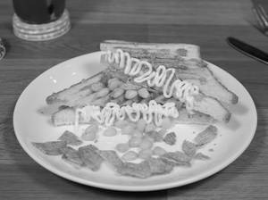 Corn lays mayo sandwich