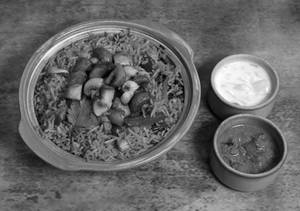 Mushroom Biryani       