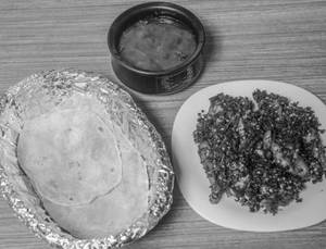 8 Chapati with Chicken Fry