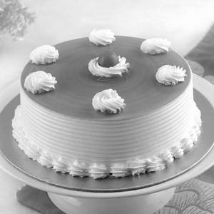 Eggless Strawberry Cake