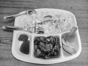 Chicken Curry And Fried Rice
