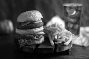 Mexican Fried Chicken Jumbo Burger Meal