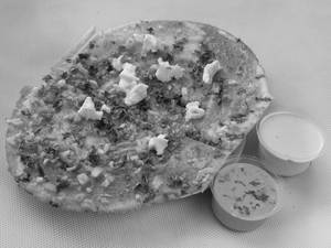 Butter onion dosa