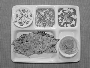 Stuffed Naan Thali