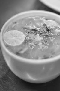 Lemon Coriander Soup Prawns