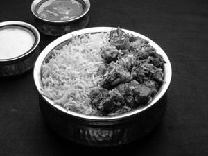 Fry Piece Mutton Biryani
