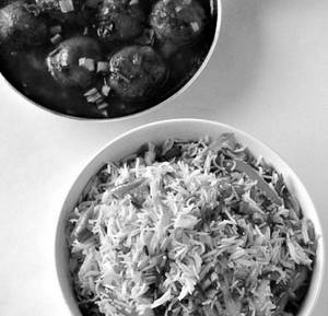 Veg Manchurian Fried Rice