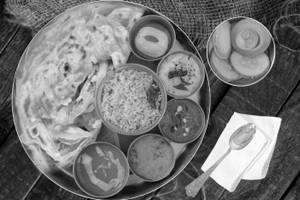 North Indian Meals + Butter Milk