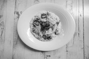 Smoked Chicken and Mushroom Risotto