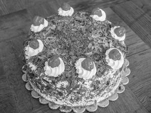Fresh Cream Black Forest Cake