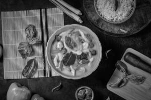 Thai Green Curry Chicken With Steamed Rice