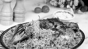 Plain Briyani - Barbeque Chicken