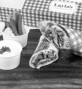 Chicken And Lamb Shawarma Roll