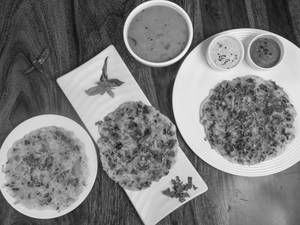 Mini Mixed Uttapam + Mini Onion Uttapam + Mini Onion Tomato Uttapam