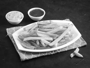 French Fries With Cheese Dip