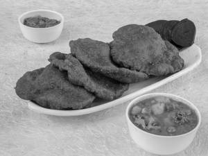 Beetroot Ki Poori (4 Pcs)