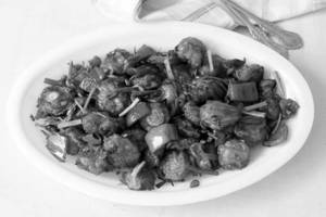 Baby Corn Mushroom Chilli Dry