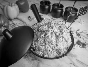 Veg Burnt Garlic Rice