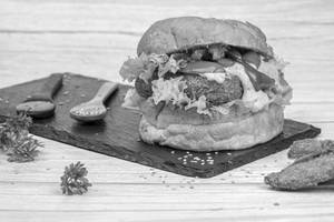Smokey Joe Cottage Cheese Burger