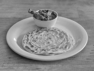3 Parotta + Chicken Curry