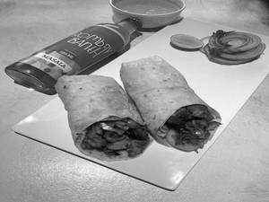 Chicken Tikka Roll+bombay Banta Masala Drink 250ml