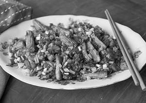 Baby Corn Chilly Dry
