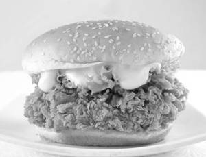Cripsy Zinger Chicken Burger