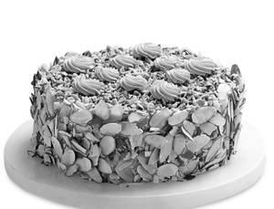Almond Pistachio Ice Cream Cake
