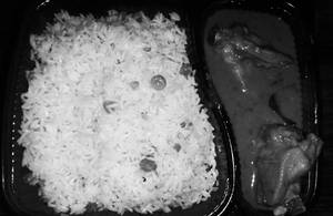 Pulao With Chiken Curry 2pc Salad And Chutney