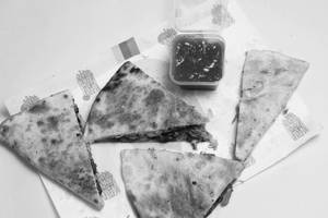 Fried Chicken and Cheese Quesadillas