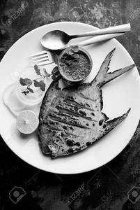 Pomfret Tandoori (roasted)