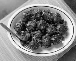Mushroom Manchurian Dry