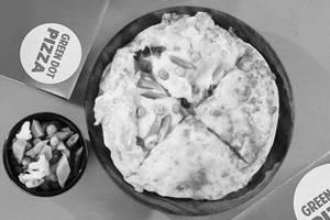 Cheese Burst Veg Stuffed Pizza + Free Coke (250 Ml)
